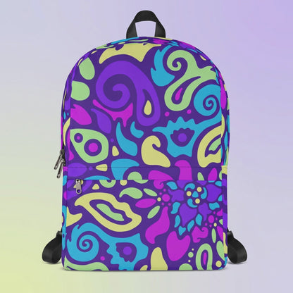 A video of the Cyber Bloom backpack that turns left and right to see the sides.