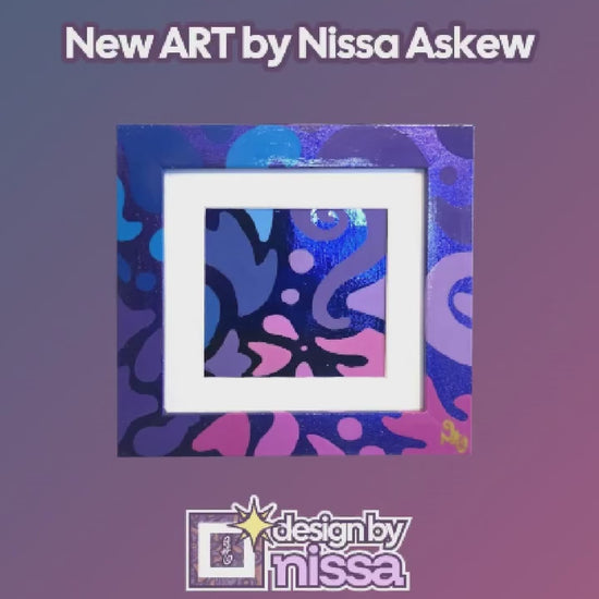 Video showing the new art piece, Midnight Berry MINI