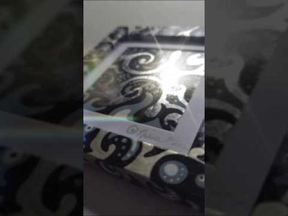 "MonoChromattica" Silver Foil Desk Art - Design By Nissa #dopaminedecor #deskart #homeofficedecor