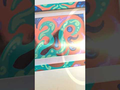 Tidal Dawn | Rose Gold Foil Abstract Art | Visual Dopamine by Design by Nissa #dopaminedecor #art