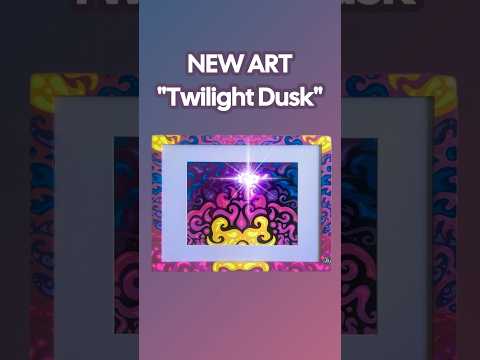 Twilight Dusk | Mesmerizing Color-Shifting #DopamineArt #dopaminedecor