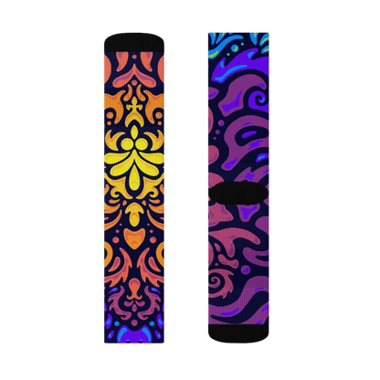 Psychedelic Maximalist Crew Socks