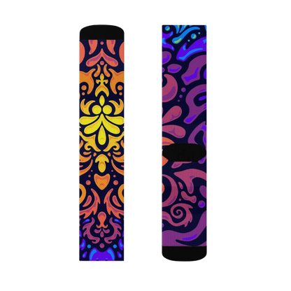 Psychedelic Maximalist Crew Socks