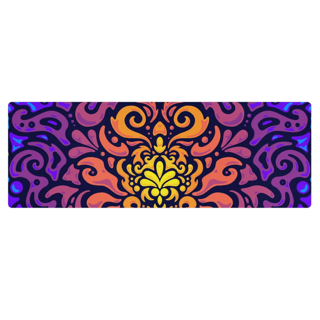 Psychedelic Maximalist Yoga Mats