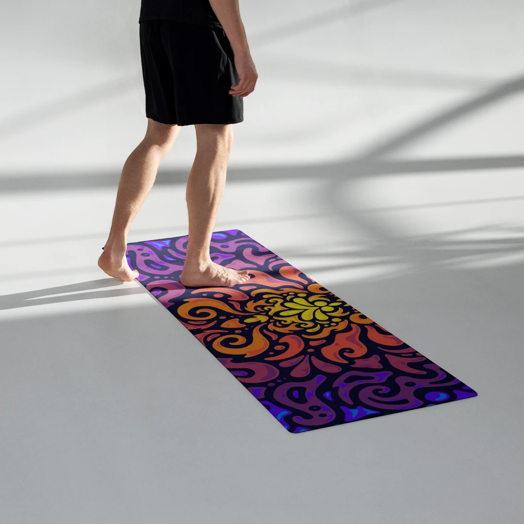 Psychedelic Maximalist Yoga Mats